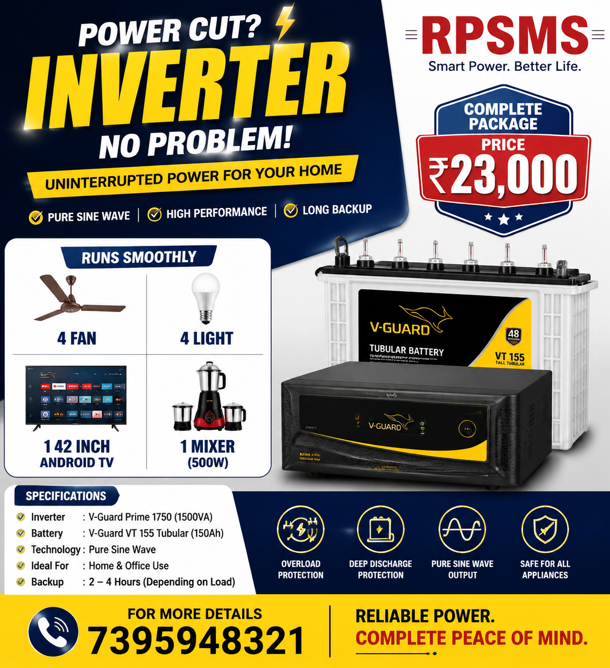 Inverter 15000 vots